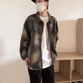 Autumn Loose Shirt Style Jacket Long-sleeved Men's And Women's Tops