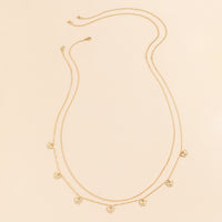 Hot Girl Style Small Butterfly Tassel Double-layer Waist Chain For Women