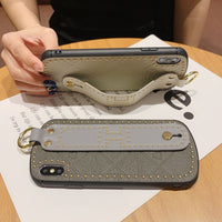 Compatible with Apple , Luxury leather phone case