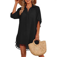 Tassel Beach Swimsuit Bikini Dress