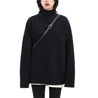 Half Turtleneck Thick Sweater High-grade Sense Idle Style Loose