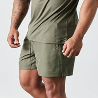 Running Exercise Workout Quick-drying Breathable Stretch Short-length Pants