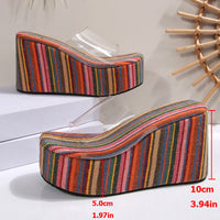 Plus-size Thick-soled Wedge Sandals For Women
