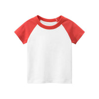 Children's Short Sleeve T-shirt Solid Color Advertising Shirt