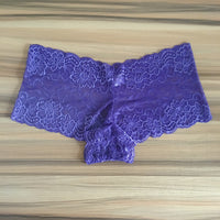 Women's Plus Size Sexy Lace Boxer Briefs