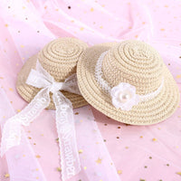 Handmade Adjustable Bowknot Summer Spring Dogs And Cats Pet Hat