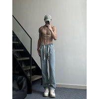 Elastic Waist Jeans American All-match