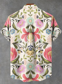 3D Digital Cock Pattern Printed Men's Shirt