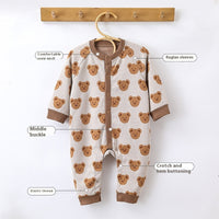 Baby Autumn Jumpsuit Knitted Bear