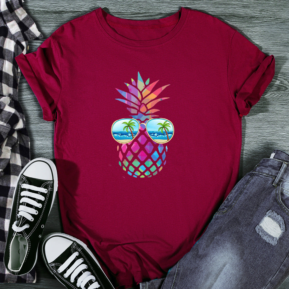 Eye Pineapple T-shirt Women