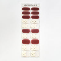 Candy Color UV Semi-cured Nail Stickers