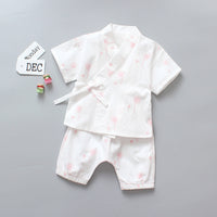 Cotton kimono short-sleeved comfortable home wear pajamas