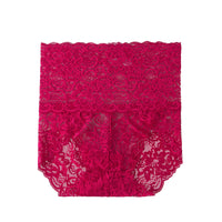 Lace High Waist  See-through Briefs For Ladies