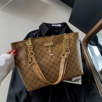 Retro Commuter Texture Chain Shoulder Bag For Women Spring