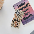 Square Leopard Print Shell Phone Case