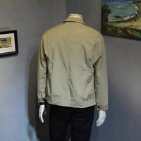 New All-match Trendy Slim Fit Handsome Jacket Top