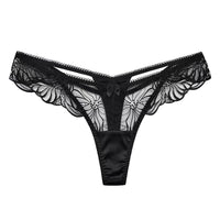 French Ultra-thin Lace Semi-transparent Seductive Thong