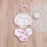 Printed camisole two-piece suit