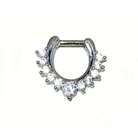 European And American Nose Rings Inlaid With Zircon