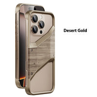 Phone Case Hollow Solid Wood Heat Dissipation Creative Aluminum Alloy