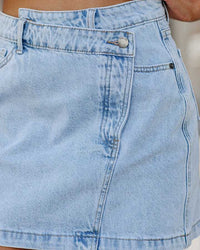 Fashion Personality Irregular Washed Denim Skirt