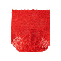 Lace High Waist  See-through Briefs For Ladies