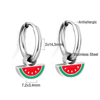Niche Design Drop Oil Earrings