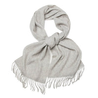 Inner Mongolia Full Wool Shawl Scarf Women's Plain Wool Scarf