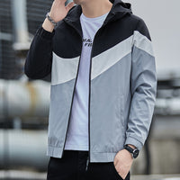 Men's Thin Coat Hooded Trendy Brand