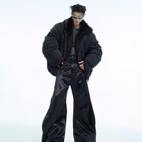 Fleece-lined Short Autumn And Winter Waterproof Thickened Coat For Men