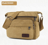 Men's Shoulder Bag Retro Leisure Crossbody Bag Outdoor Sports Canvas Bag