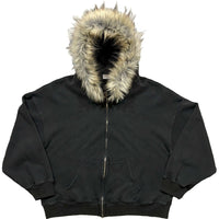 European And American Fluffy Hat Sweater Vintage Coat