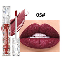 Diamond Liquid Metallic No Stain On Cup Lip Lacquer