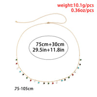 Single Layer Tassel Metal Women's Body Chain