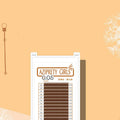 Single Flowering Deep Coffee Planting Grafting False Eyelashes