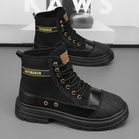 Men's New High-top Martin Boots British Style