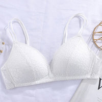 Lace Thin Clothes Without Steel Ring Push Up Bras