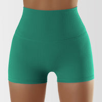 High Waist Abdominal Fitness Tight Shorts