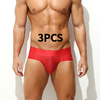 Fashion Men's Underwear Ice Silk Mesh Briefs