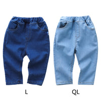 Children's casual straight jeans