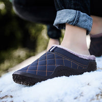 Anti-Slip Bag Heel Half-Tow Dual Purpose Cotton Shoes