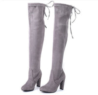 Women's High Heel Pointed Toe Over-the-knee Boots