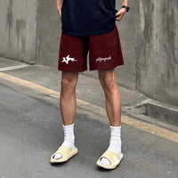 Sports Style With Letters Men's Casual Shorts