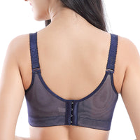 New large size four-row adjustable bra
