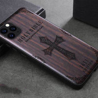 Wooden protective sleeve