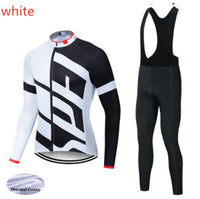 Cycling jersey plus velvet warm long sleeves