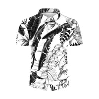 Printed Shirt Top Casual Loose Lapels Cardigan