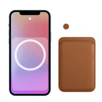 Magnetic Attraction Leather Card With Animation Sleeve Phone Case