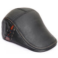 Men's leather cap