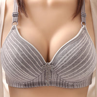 Underwear Wireless Comfortable Striped Thin Bra